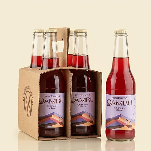 SIXPACK - KOMBUCHA CHICHA DE ALTURA BT 350ML