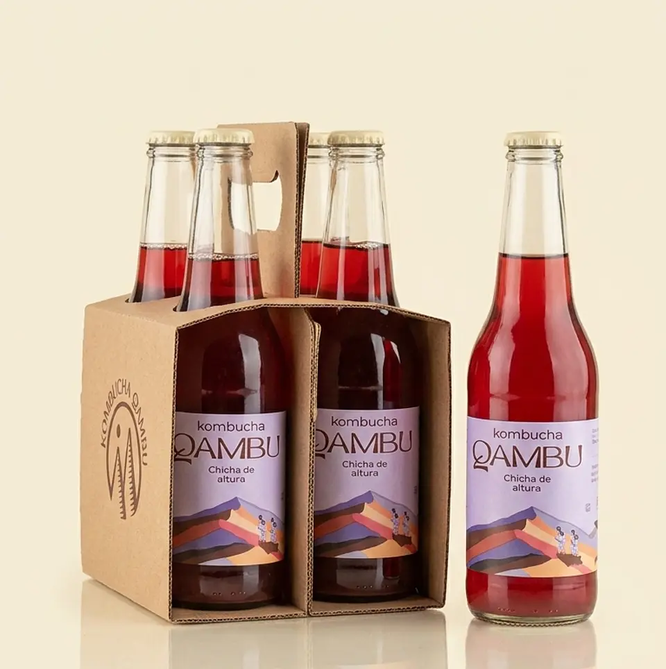 SIXPACK - KOMBUCHA CHICHA DE ALTURA BT 350ML 2