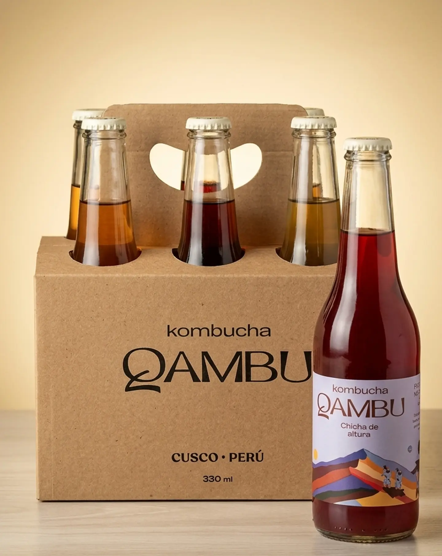 SIXPACK - KOMBUCHA MIXTO BT 350ML 1
