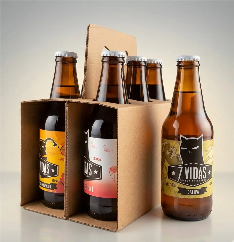 SIXPACK MIXTO - CERVEZA ARTESANAL 7 VIDAS  BT 330ML 3