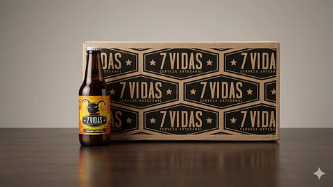CAJA x24 - CERVEZA ARTESANAL 7 VIDAS OXAPAMPA HONEY ALE BT 330ML