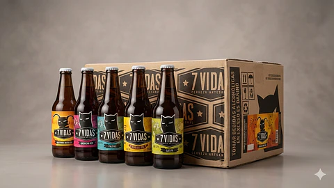 CAJA x24 MIXTO - CERVEZA ARTESANAL 7 VIDAS BT 330ML
