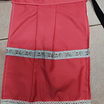 Delantal Regional de Niña Coral para Baturra o Huertana (37 cm)