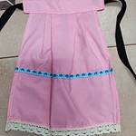 Delantal Regional Infantil Rosa para Baturra y Huertana (38 cm)