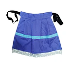Delantal Regional Malva 40 cm Indumentaria Tradicional