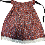 Delantal Regional Infantil Estampado Floral (43 cm)