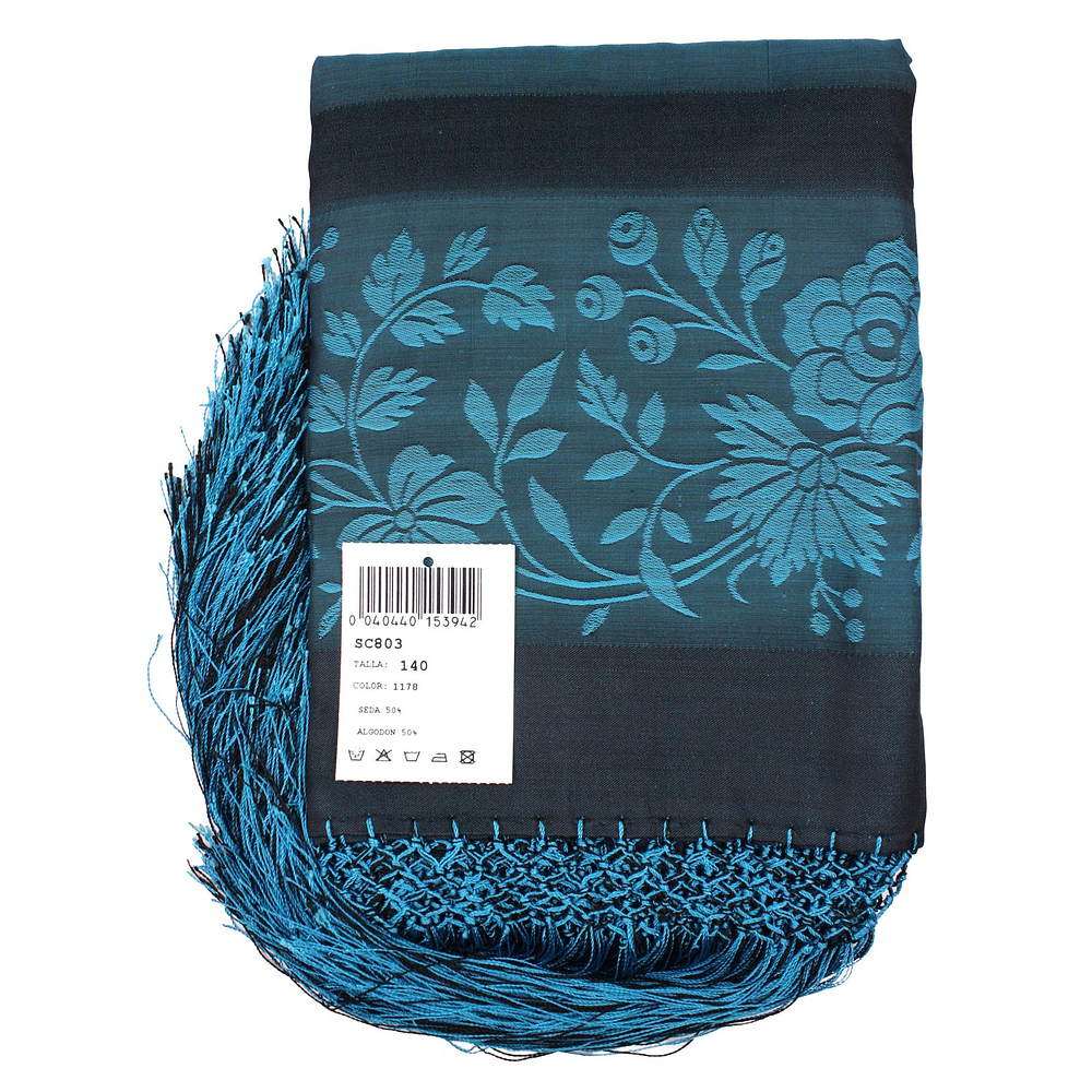 PAÑUELO SEDA ALGODON 140 CMS 