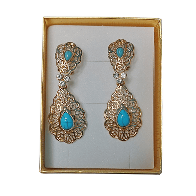 PENDIENTES TURQUESA 