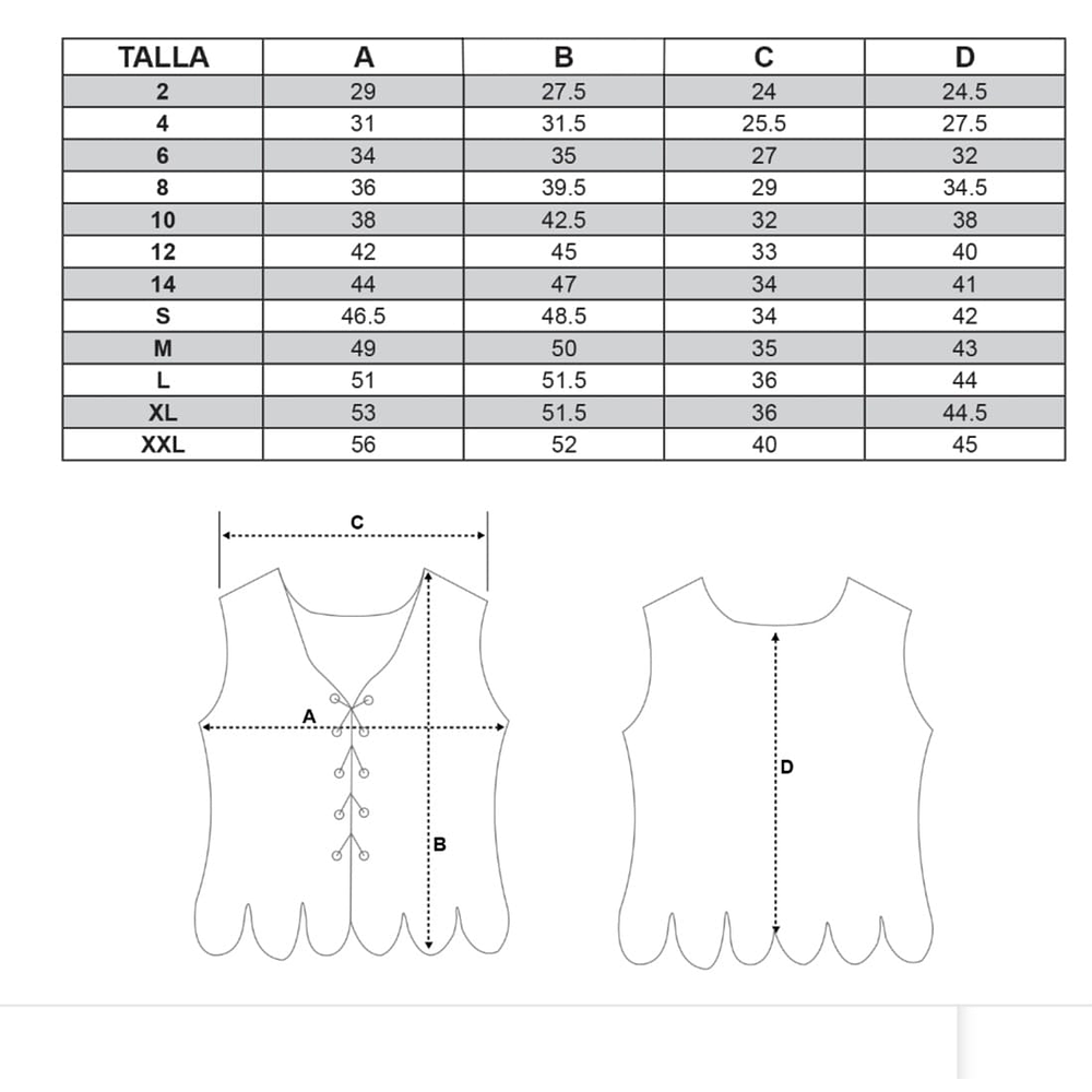 CORPIÑO MOD PRINCESA