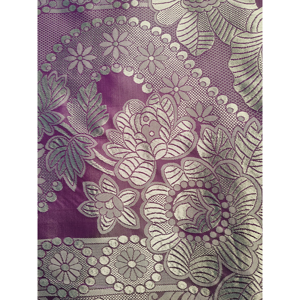 PAÑUELO SEDA ALGODON 140 CMS PLATA