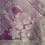 PAÑUELO SEDA ALGODON 140 CMS PLATA