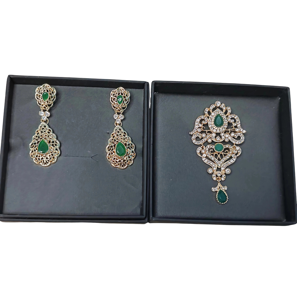 CONJUNTO BROCHE  PENDIENTES 