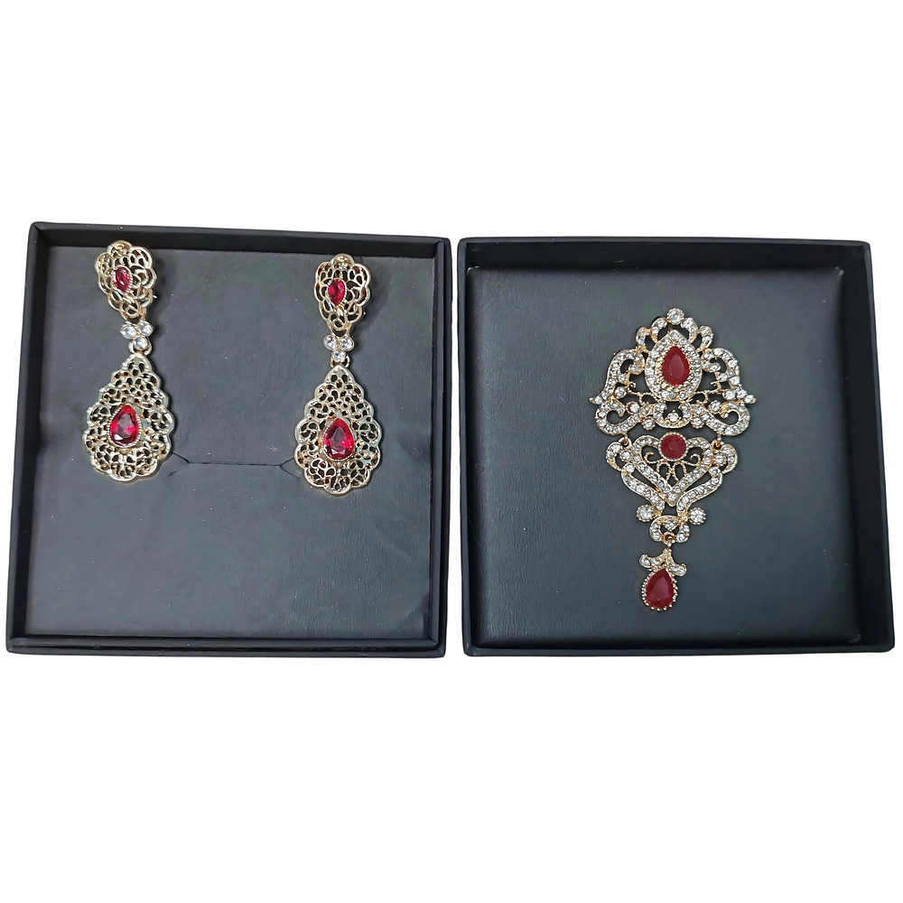 CONJUNTO BROCHE PENDIENTES 