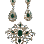 BROCHE Y PENDIENTES CONJUNTO 