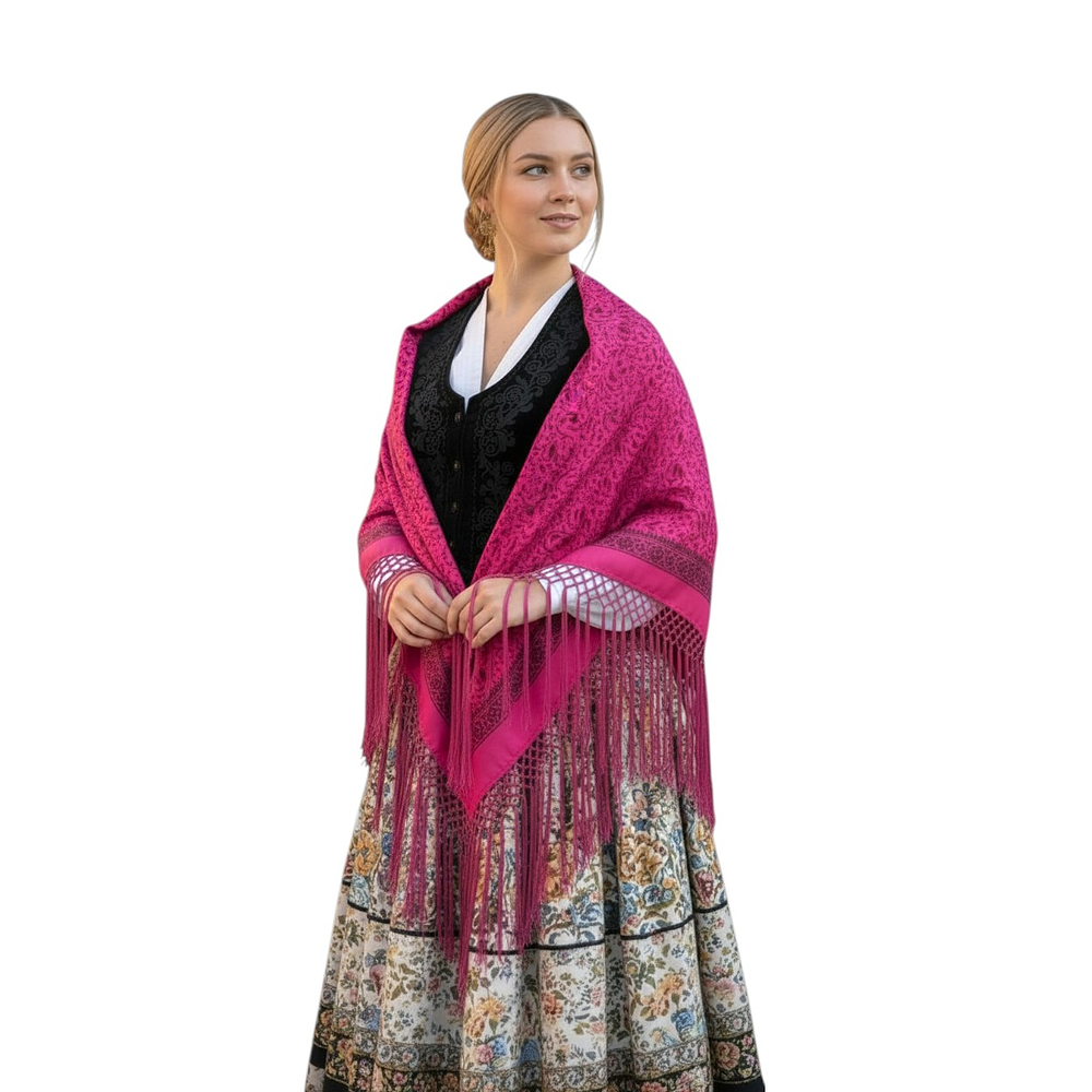  PAÑUELO CON FLECO POLIESTER 1,25