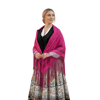  PAÑUELO CON FLECO POLIESTER 1,25