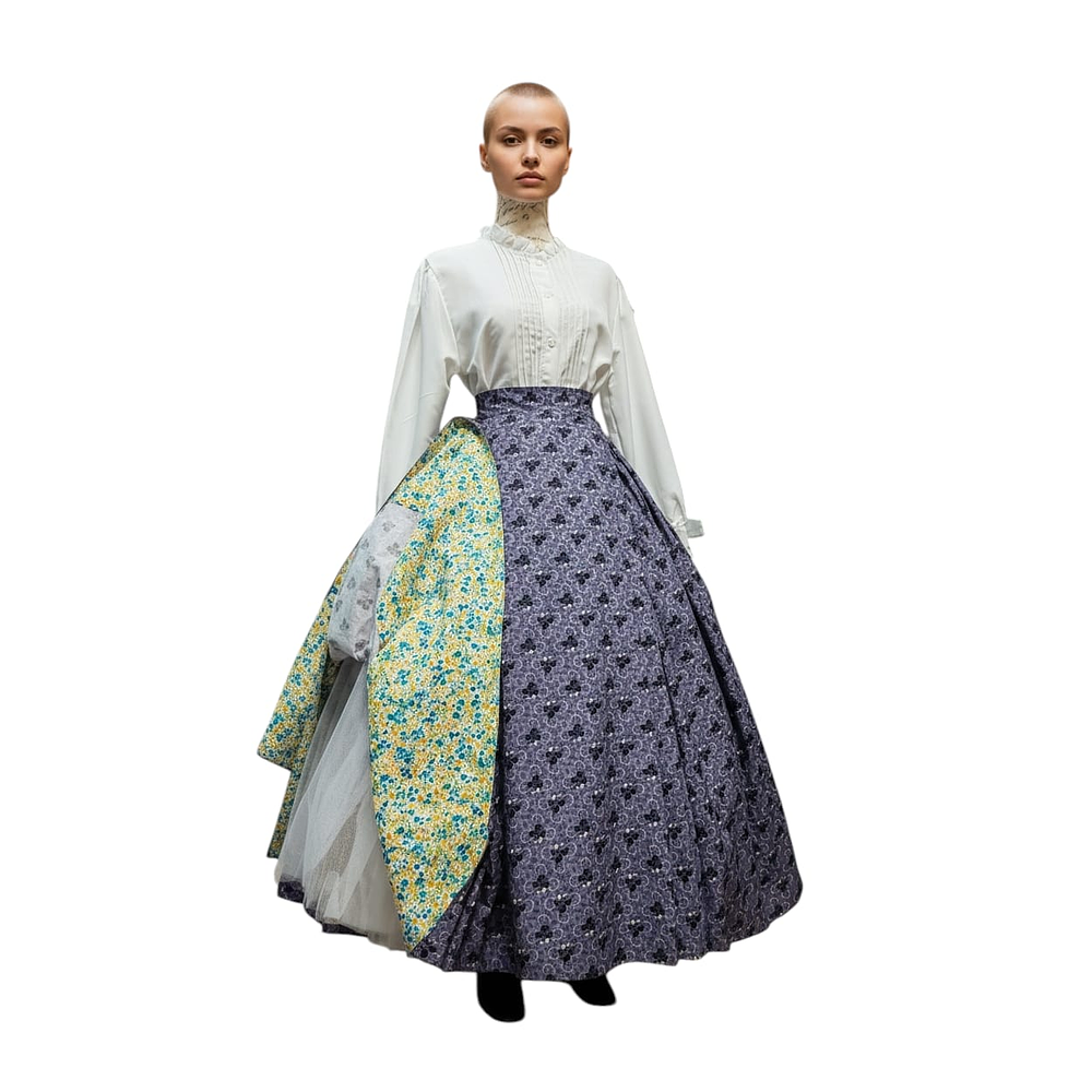 FALDA REGIONAL TALLA 44/46 PERCAL TRADICION