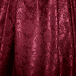 FALDA ADAMASCADA ROJO BURDEOS T 38/40