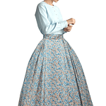 FALDA ESTAMPADA FLORES 38/40