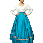 FALDA TAFETAN 36/38 MOD TURQUESA 