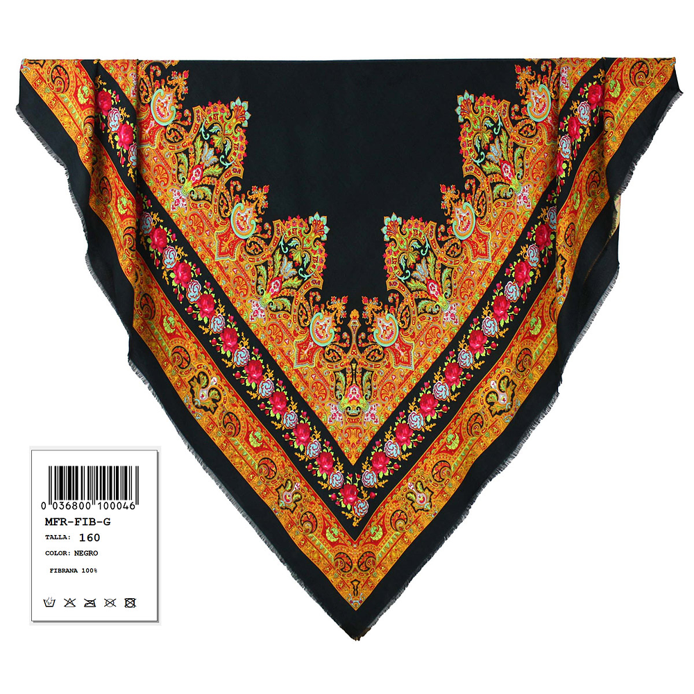 PAÑUELO ESTAMPADO 160 CMS