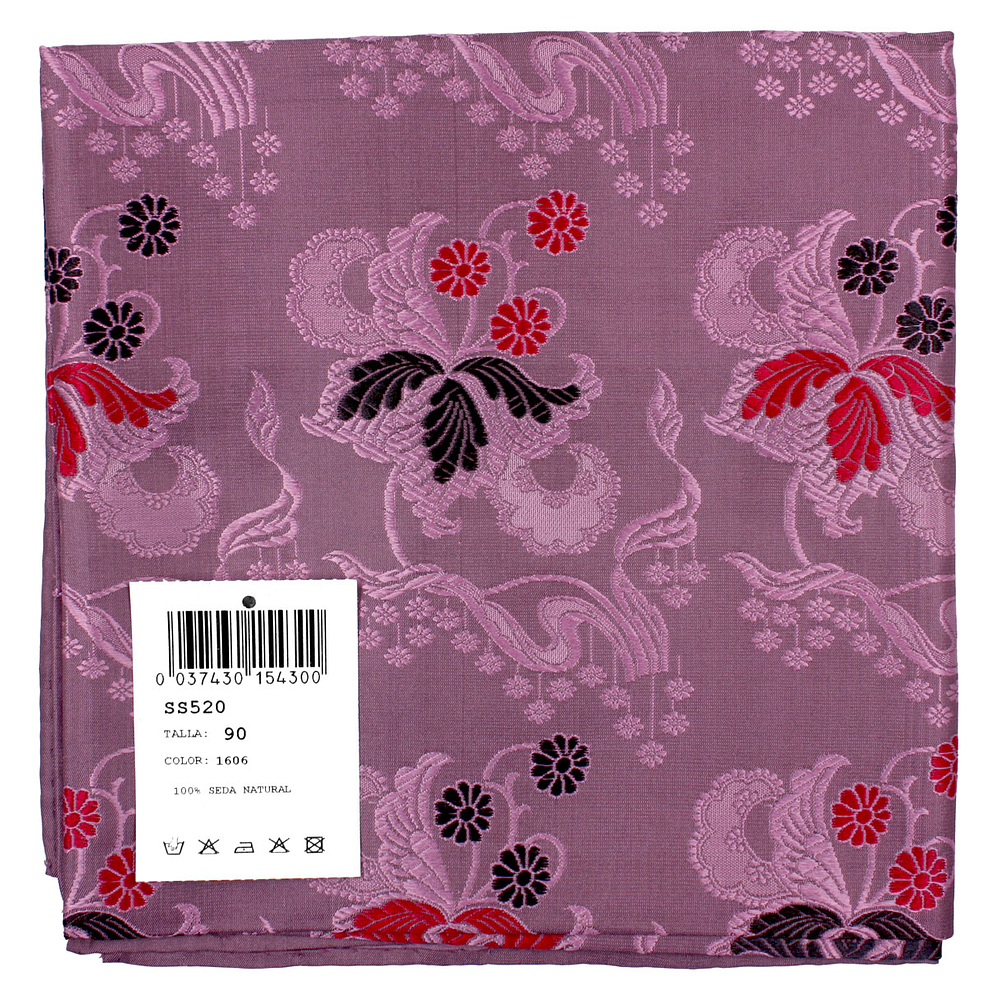 PAÑUELO DE SEDA ESPOLINADA