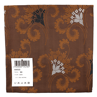 PAÑUELO DE SEDA ESPOLINADA