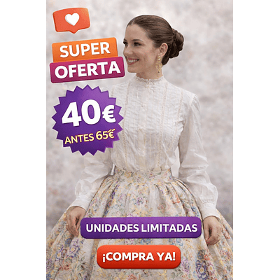 CAMiSA REGIONAL MOD. PILAR HASTA AGOTAR EXISTENCIAS PROMOCION