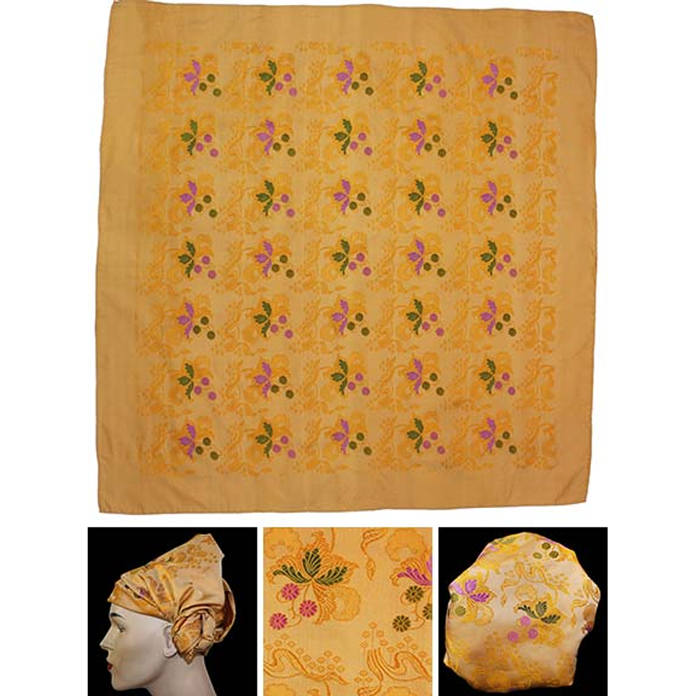 PAÑUELO SEDA ESPOLINADA 90 CMS