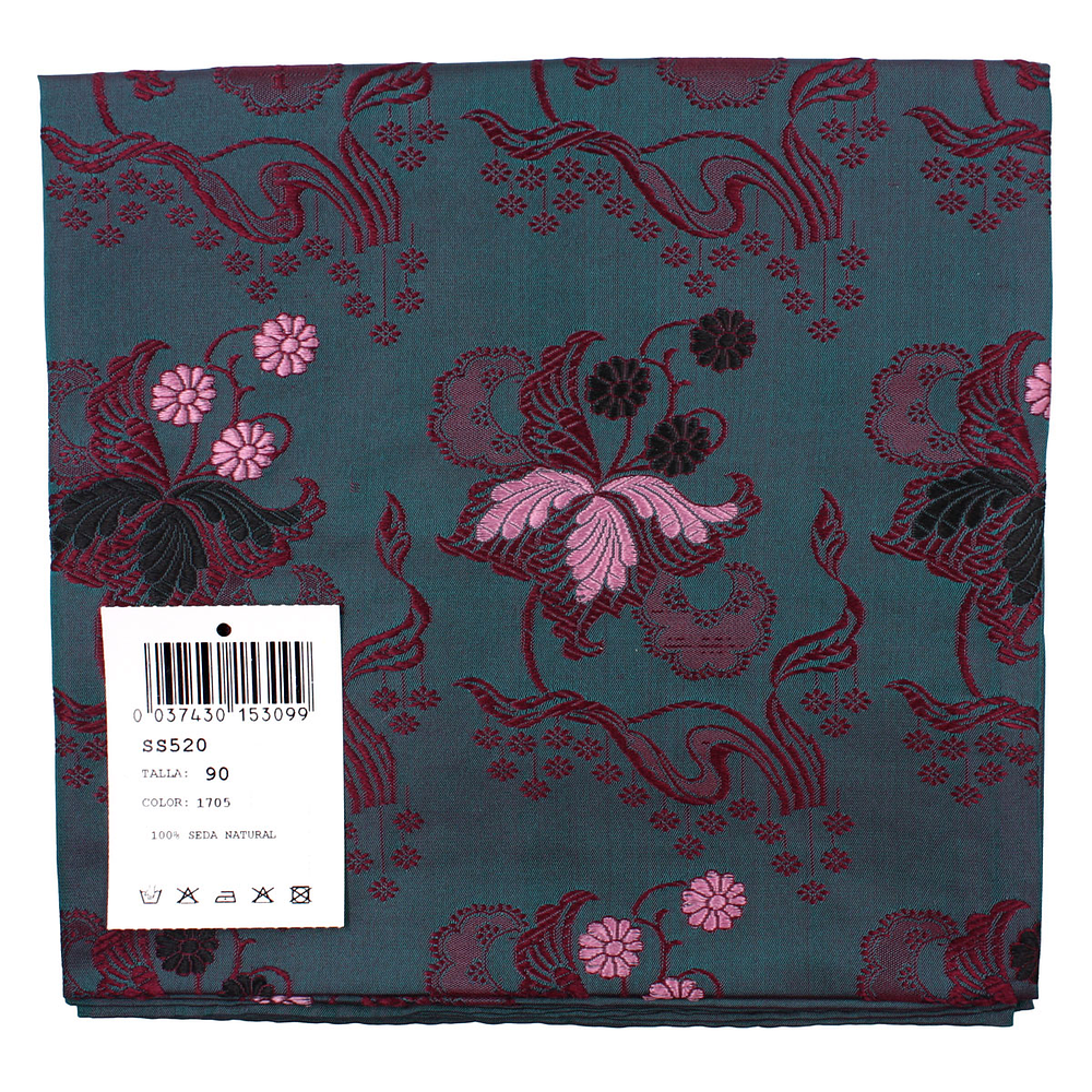 PAÑUELO SEDA ESPOLINADA 90 CMS