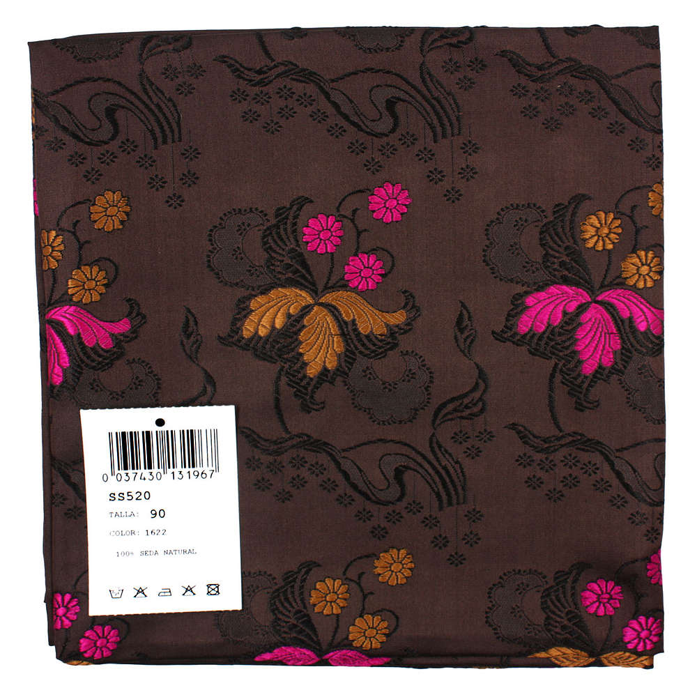 PAÑUELO SEDA ESPOLINADA 90 CMS