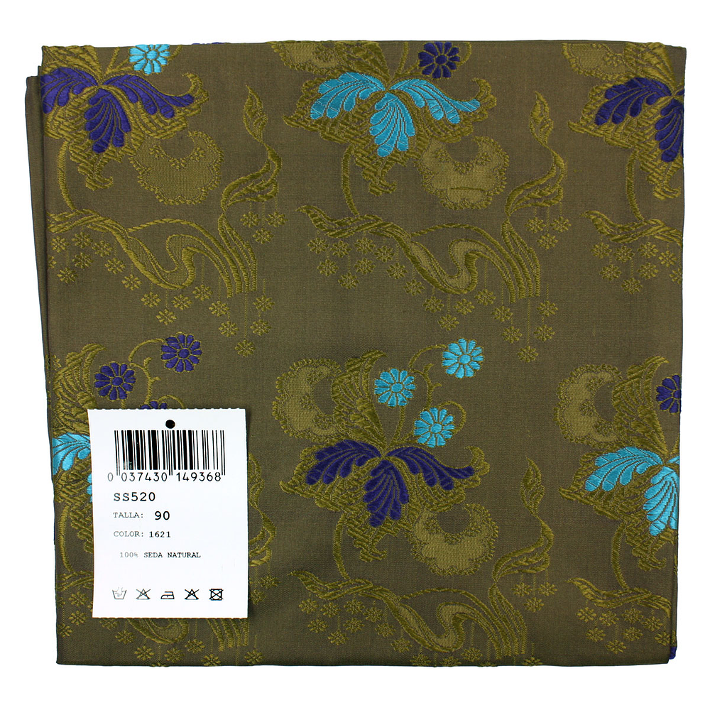 PAÑUELO SEDA ESPOLINADA 90 CMS