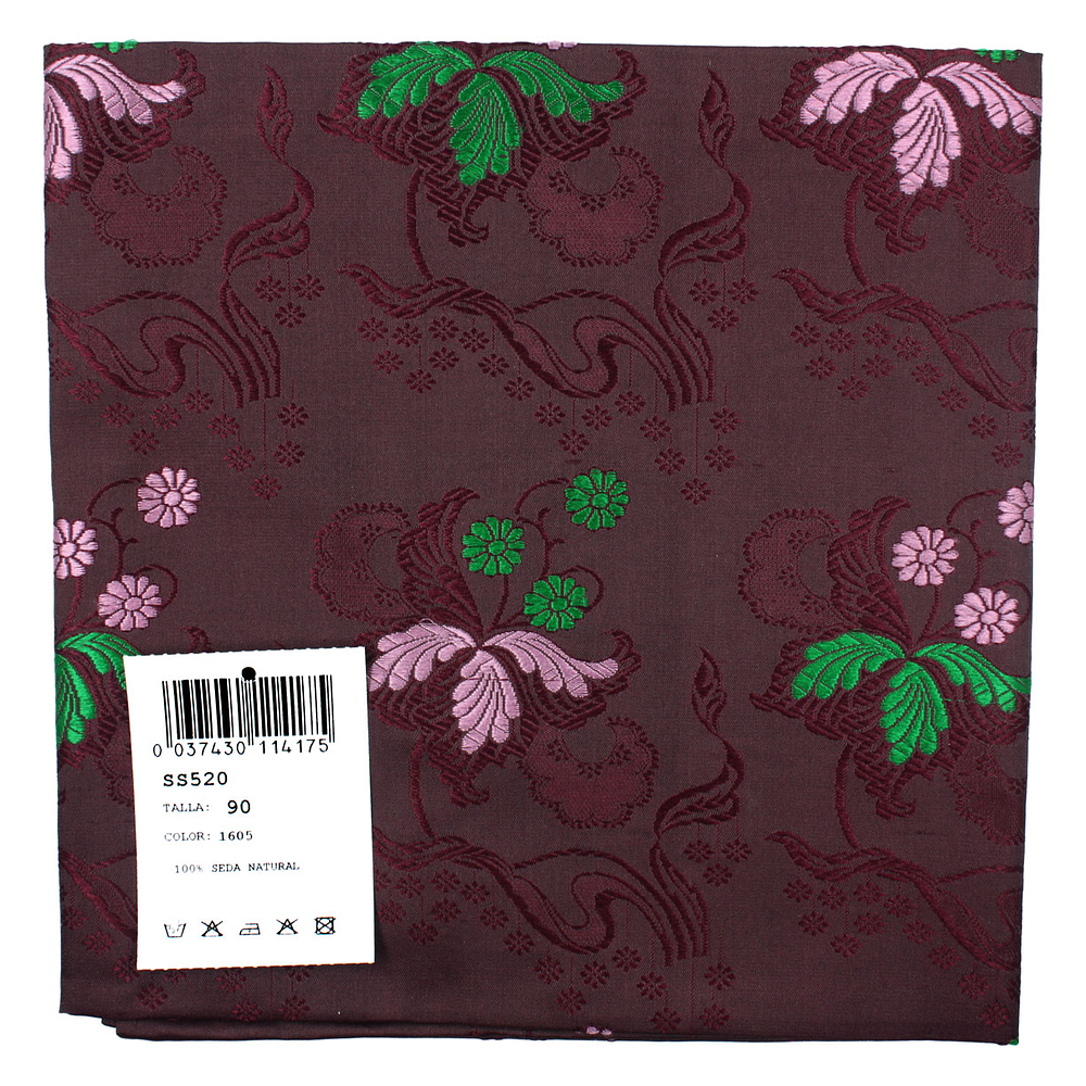 PAÑUELO SEDA ESPOLINADA 90 CMS