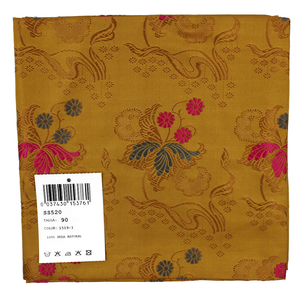 PAÑUELO SEDA ESPOLINADA 90 CMS