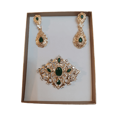 CONJUNTO BROCHE  PENDIENTES 