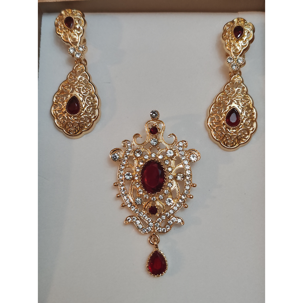 CONJUNTO BROCHE PENDIENTES 