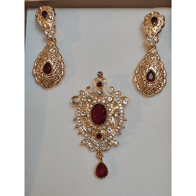 CONJUNTO BROCHE PENDIENTES 