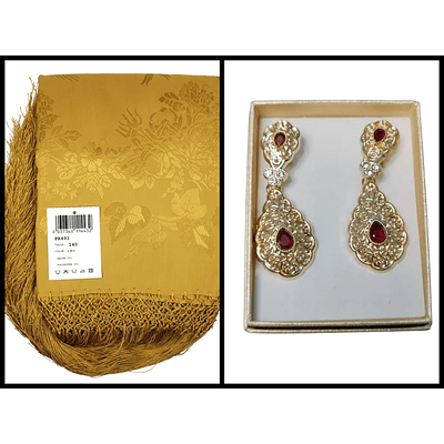 PACK DETALLES CON AMOR -MANTON Y PENDIENTES