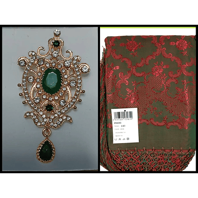 PACK DETALLES CON AMOR -MANTON Y BROCHE