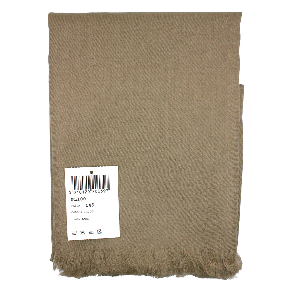  PAÑUELO DE LANA LISO 145 cm NOVEDAD