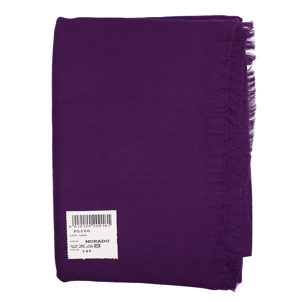  PAÑUELO DE LANA LISO 145 cm NOVEDAD