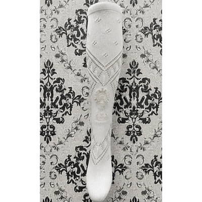 MEDIAS VIRGEN DEL PILAR BORDADAS ORO  T 40/42