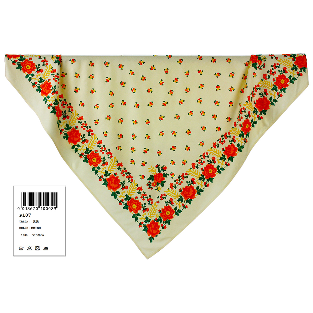 PAÑUELO REGIONAL  VISCOSA  85 CMS CABEZA O TALLE
