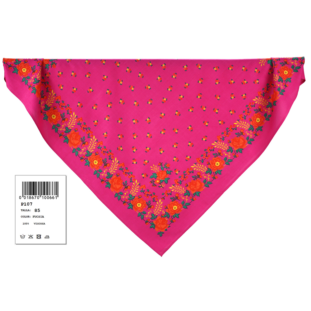 PAÑUELO REGIONAL  VISCOSA  85 CMS CABEZA O TALLE