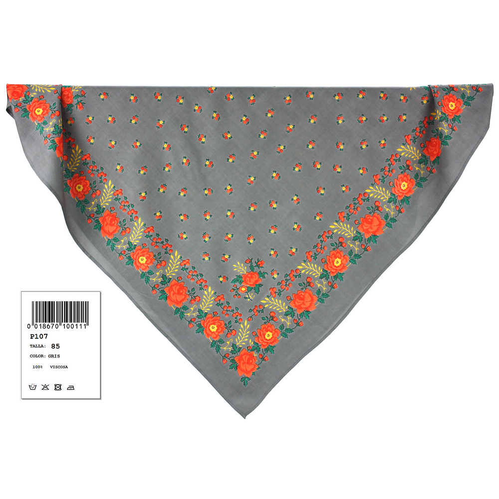 PAÑUELO REGIONAL  VISCOSA  85 CMS CABEZA O TALLE