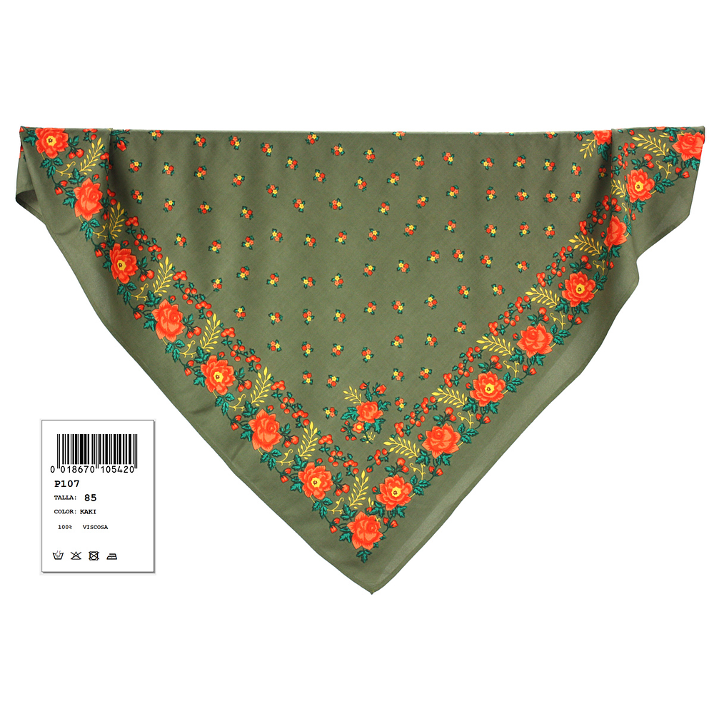 PAÑUELO REGIONAL  VISCOSA  85 CMS CABEZA O TALLE