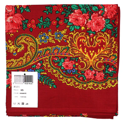 Pañuelo de Viscosa 85 cm  Elegante, Versátil y en Varios Colores