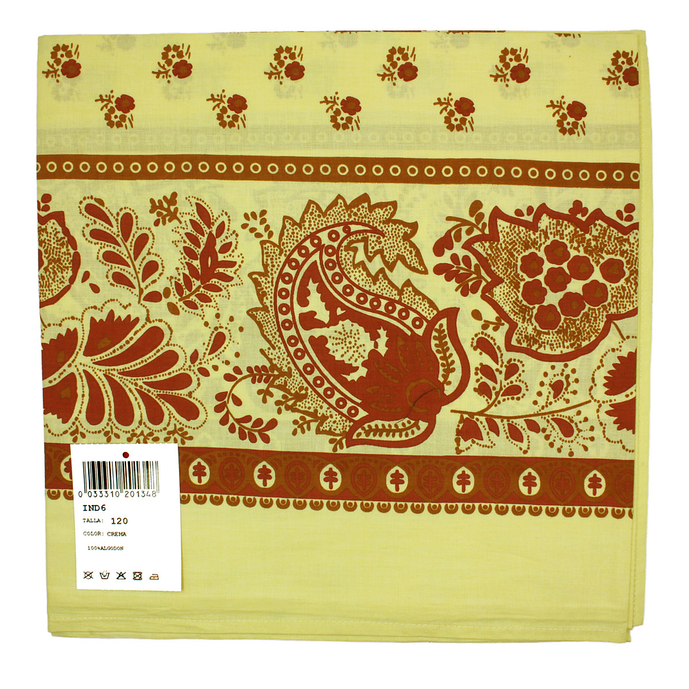PAÑUELO ESTAMPADO ALGODON INDIANA 120 