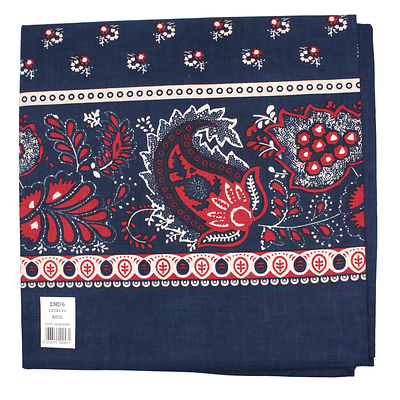 PAÑUELO ESTAMPADO ALGODON INDIANA 120 