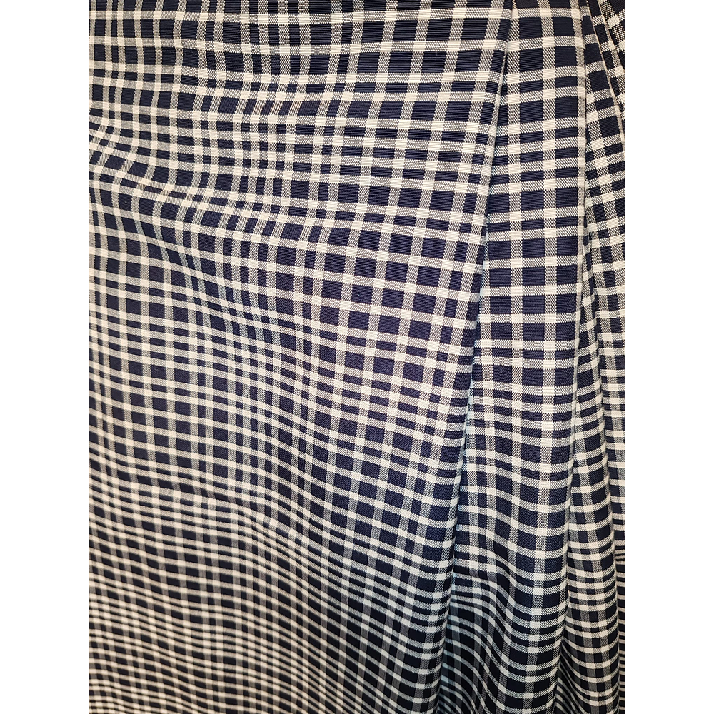 FALDA REGIONAL T 38/40 MOD VICHY AZUL